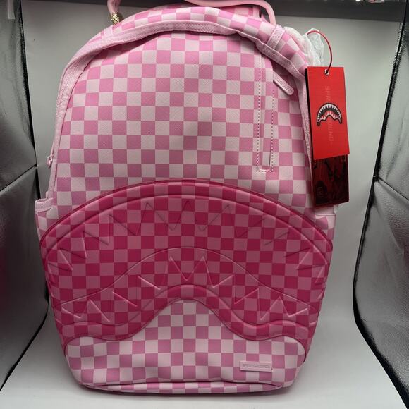 Sprayground Handbags - Sprayground Pink Backpack🔥New Bookbag School Bag Travel Backpack X-Large